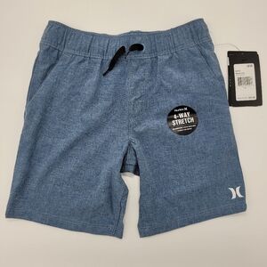 Hurley Shorts Hybrid 4 Way Stretch Pull On Quick Dry Boys Size 5 NEW